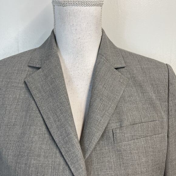 The Limited Blazer Jacket size 6 Heather Gray Stretch Career Professional Lawyer - Picture 3 of 7